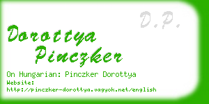 dorottya pinczker business card